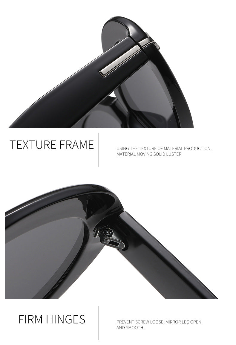 Oversized Round Sunglasses for Women