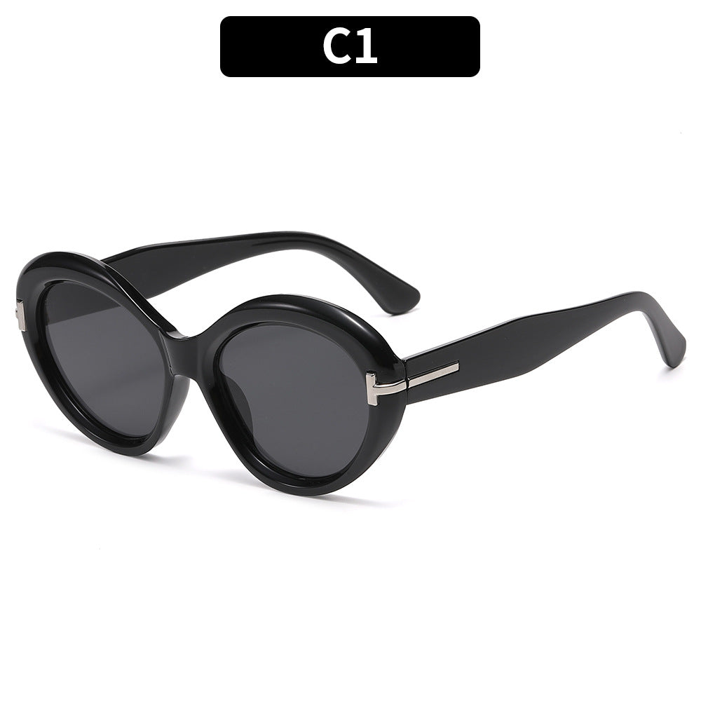 Oversized Round Sunglasses for Women