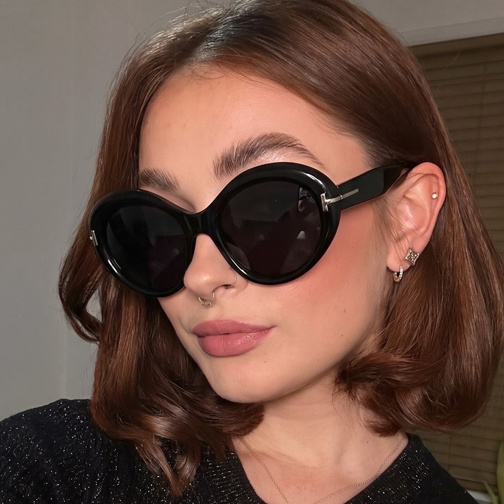 Oversized Round Sunglasses for Women