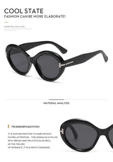 Oversized Round Sunglasses for Women