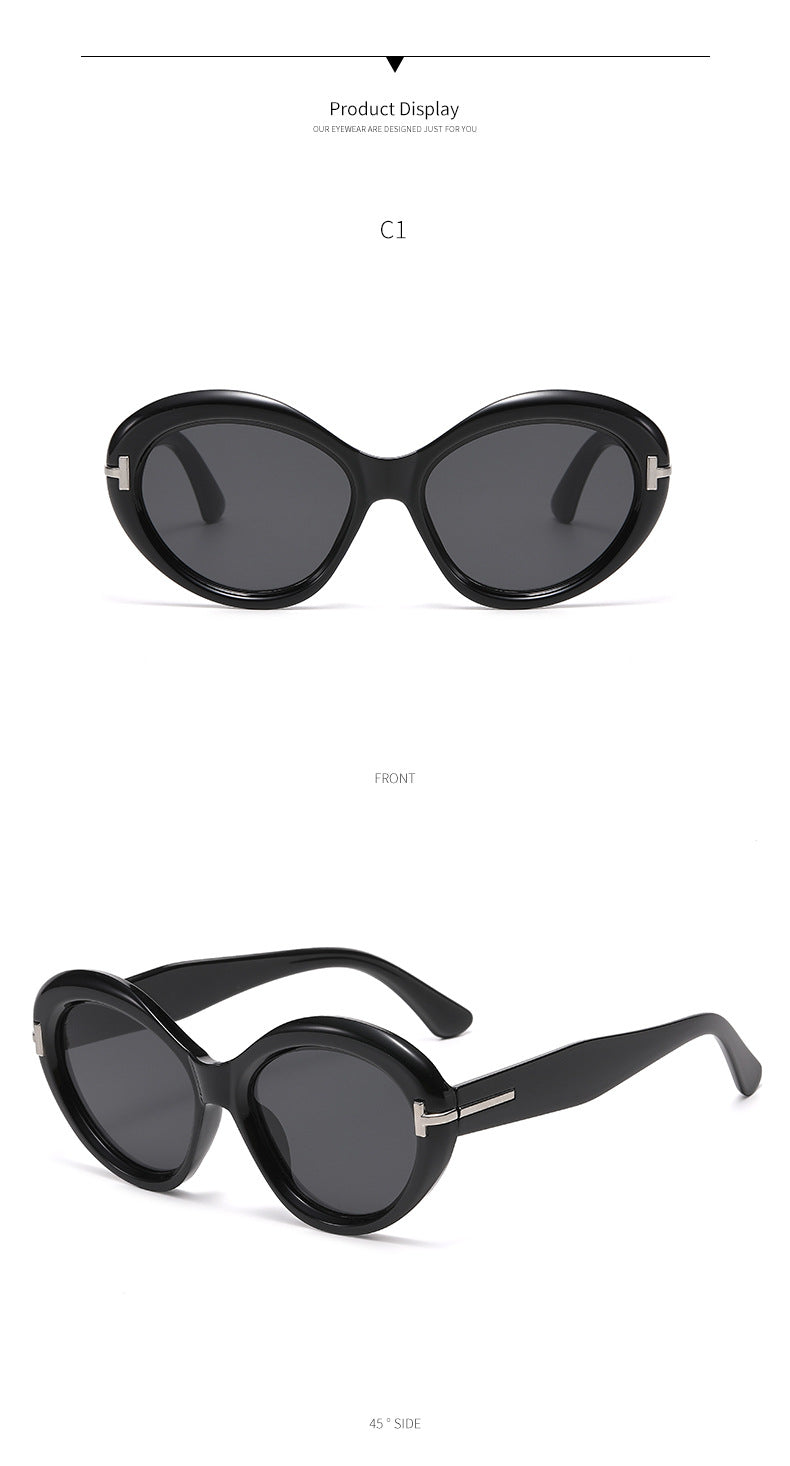 Oversized Round Sunglasses for Women