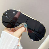 Women's Oval Aviator Sunglasses