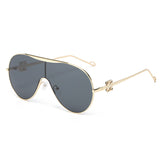 Women's Oval Aviator Sunglasses