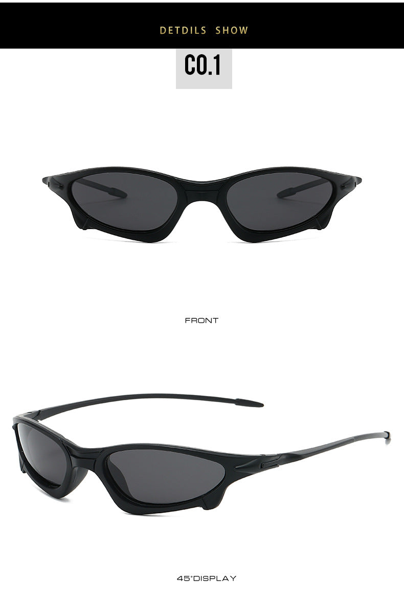 Men's Sporty Wraparound Sunglasses