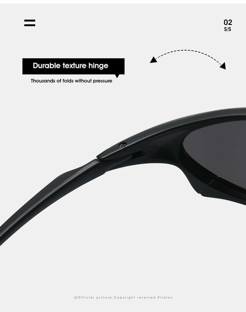 Men's Sporty Wraparound Sunglasses