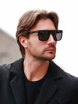 Men's Square Frame Sunglasses