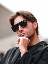 Men's Square Frame Sunglasses