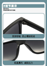Men's Square Frame Sunglasses