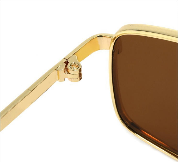 Women's Retro Rectangular Frame Fashion Sunglasses