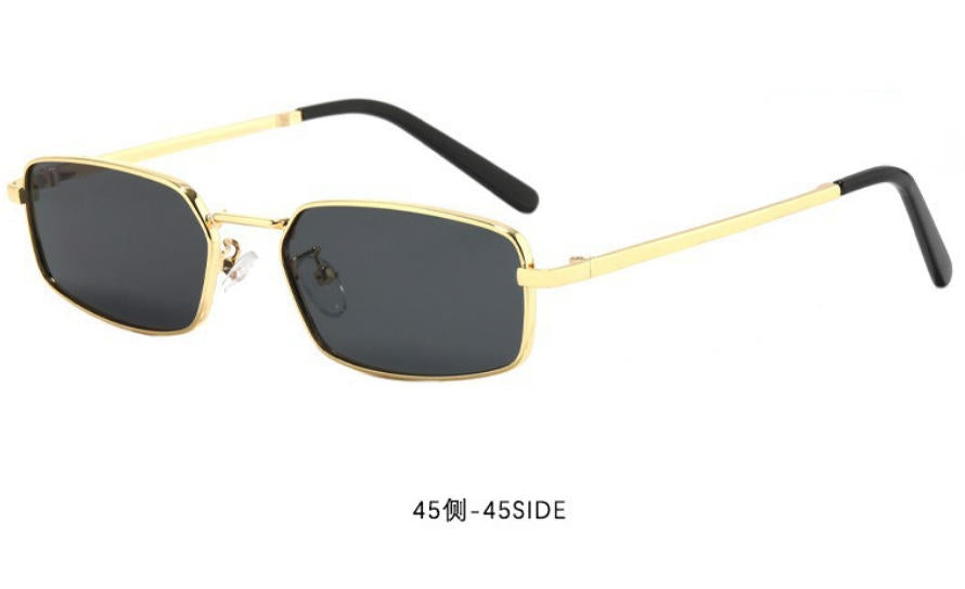 Women's Retro Rectangular Frame Fashion Sunglasses