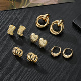 Gold-Tone Earring Set