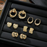 Gold-Tone Earring Set