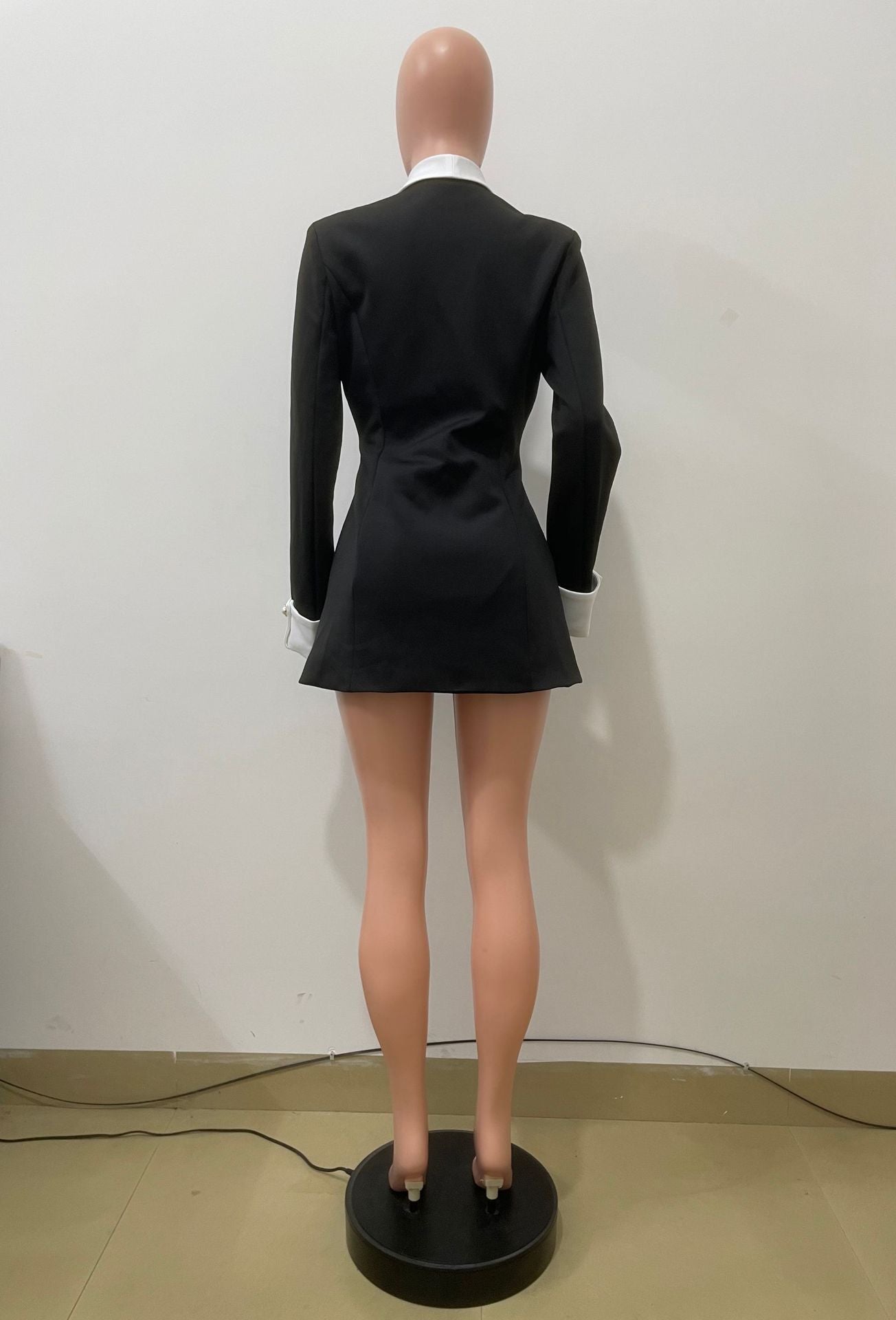 Elegant Double-Breasted Blazer Jacket