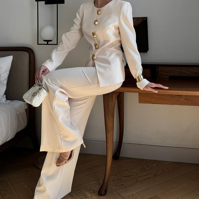 Elegant Set with Gold Accents