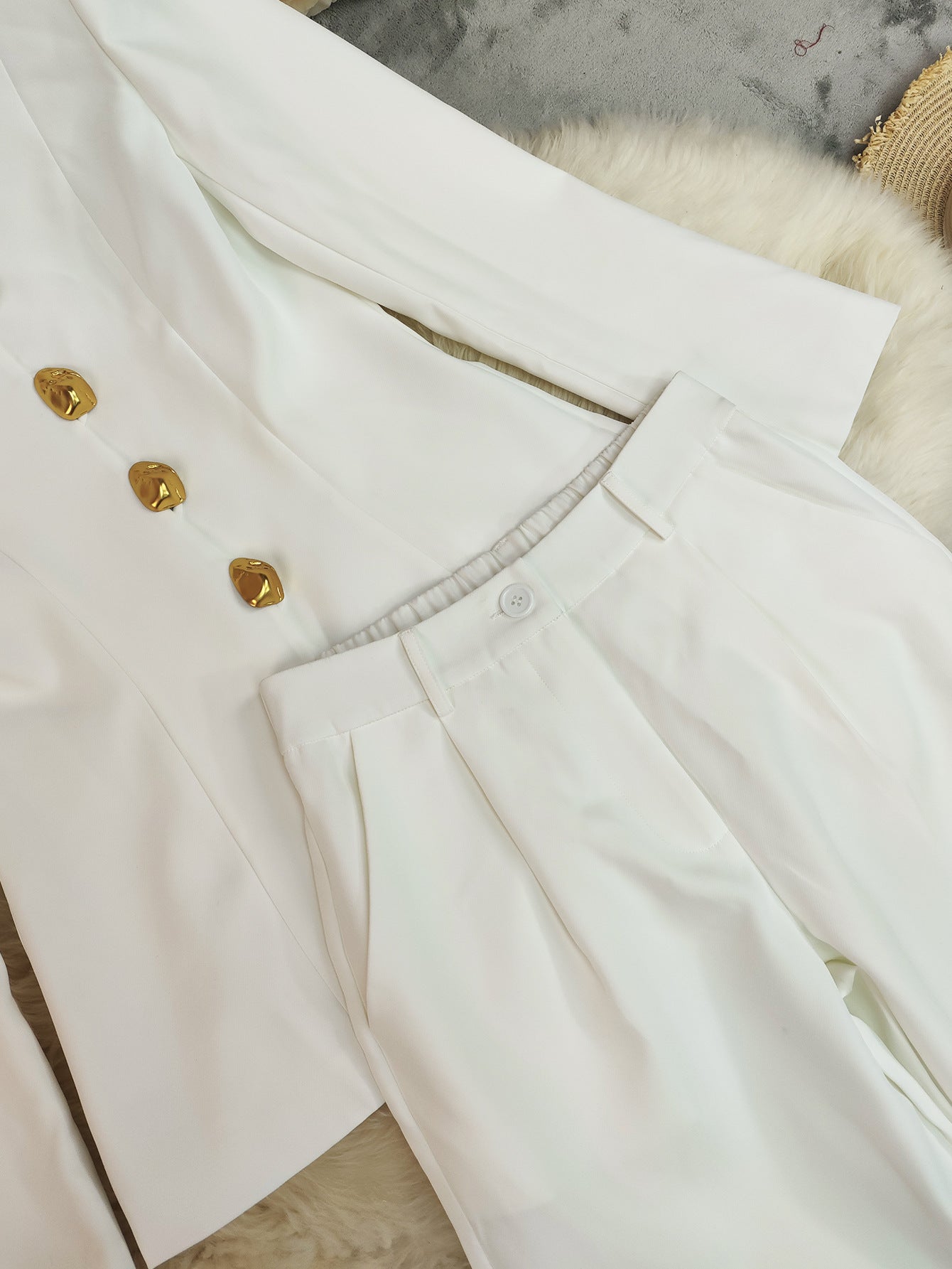 Elegant Set with Gold Accents