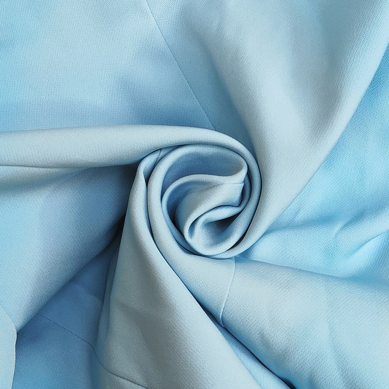 Elegant Tailored Suit with Wide-Lapel Blazer