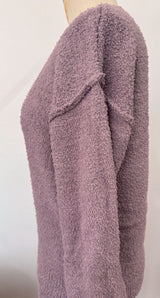 V-Neck Long-Sleeve Lounge Set