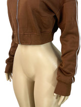 جاكيت رياضي بسحاب