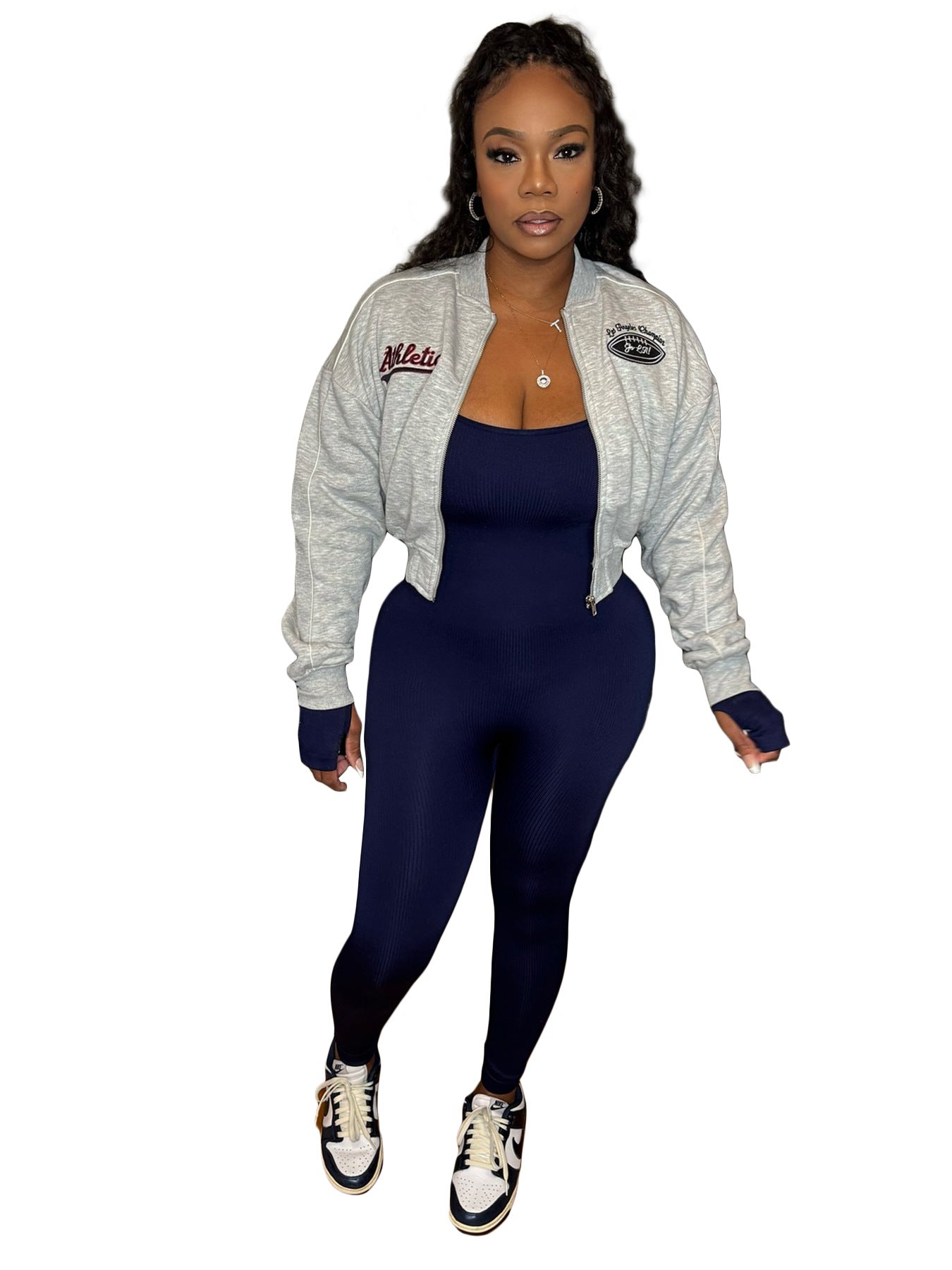 جاكيت رياضي بسحاب