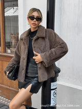 Cozy Faux Fur Brown Jacket