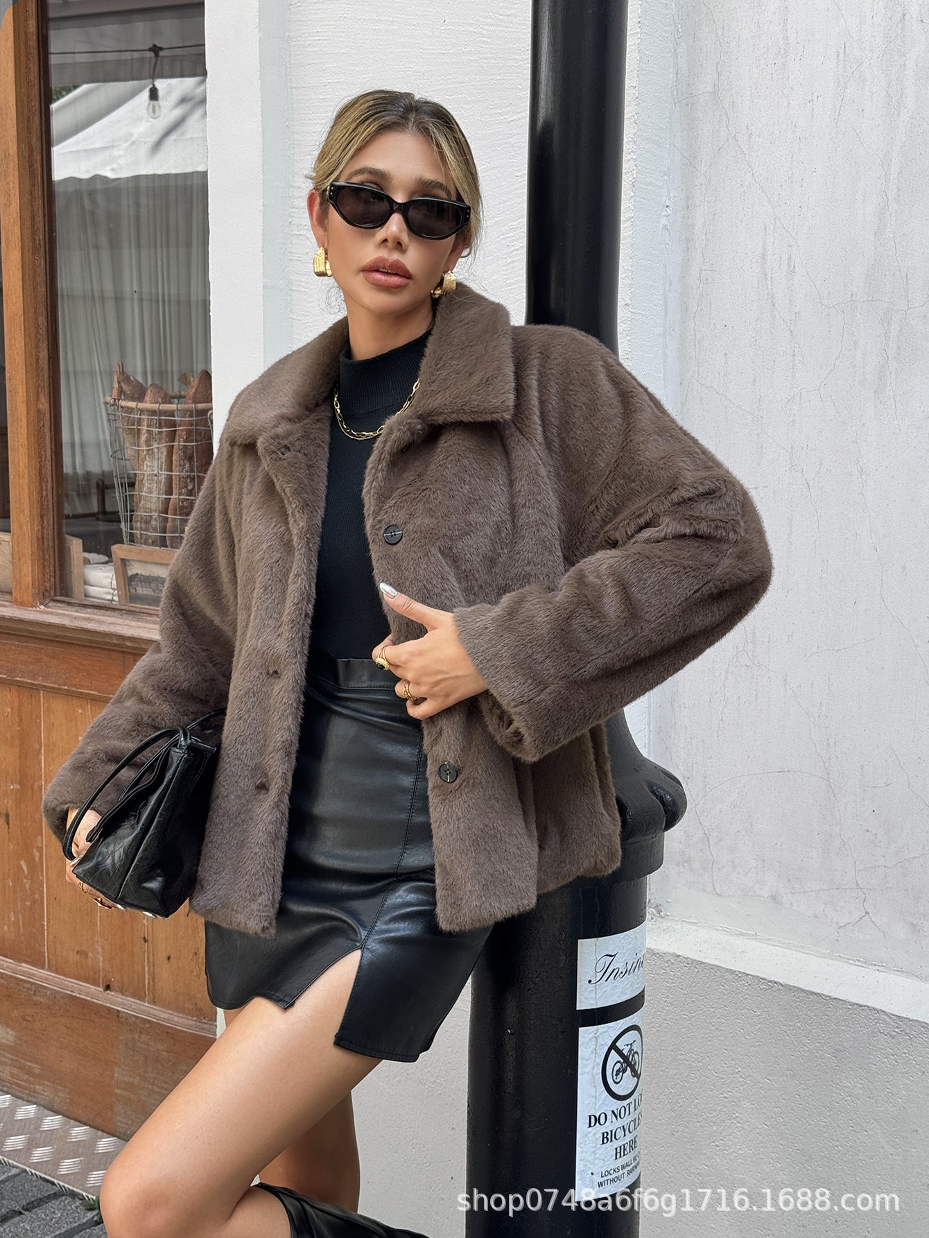 Cozy Faux Fur Brown Jacket