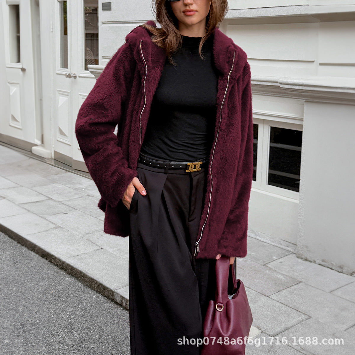 Luxurious Faux Fur Jacket