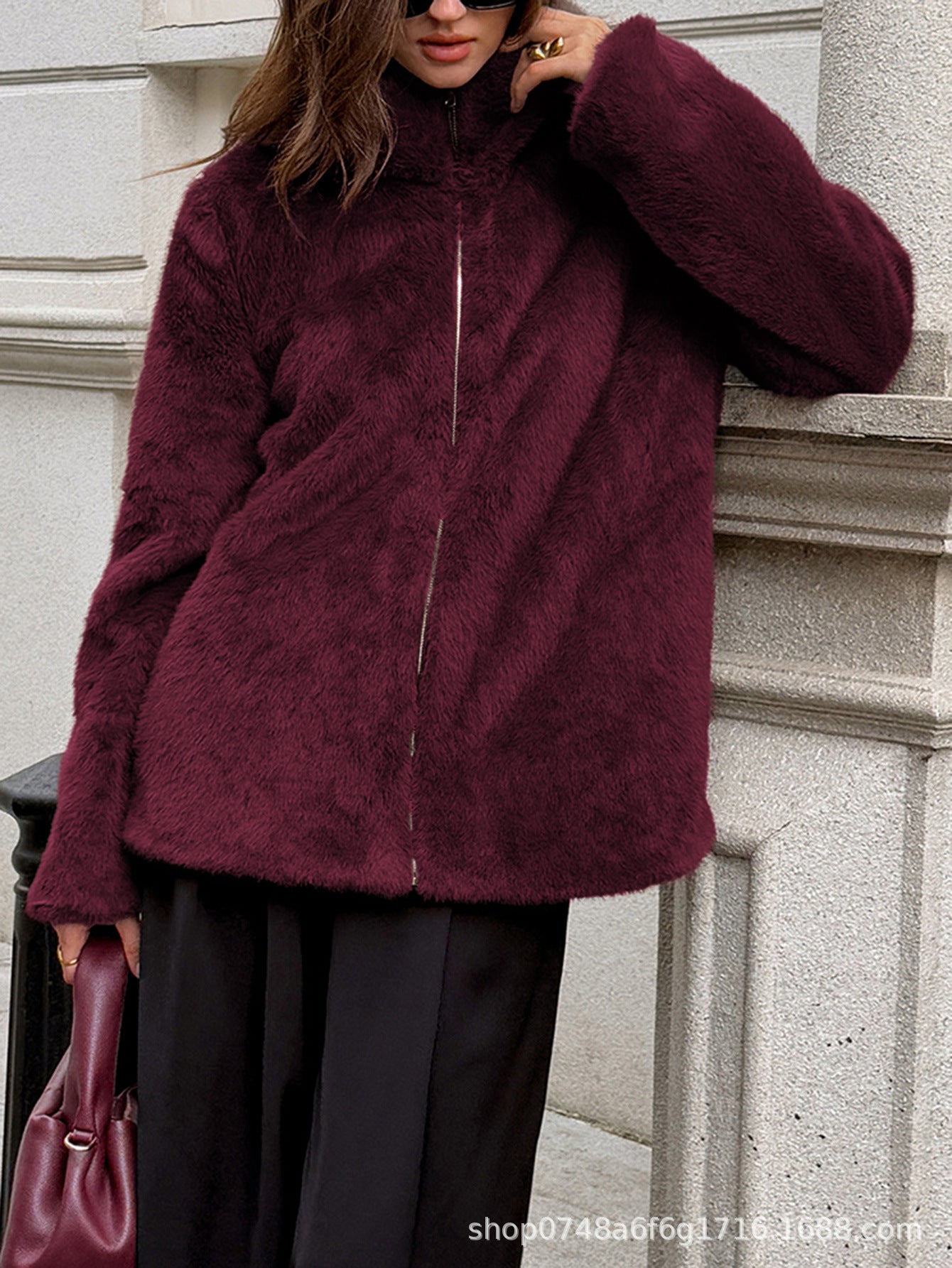 Luxurious Faux Fur Jacket