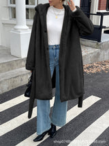 Elegant Long Faux Fur Coat