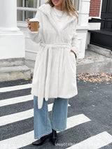 Elegant Long Faux Fur Coat