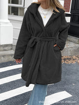 Elegant Long Faux Fur Coat