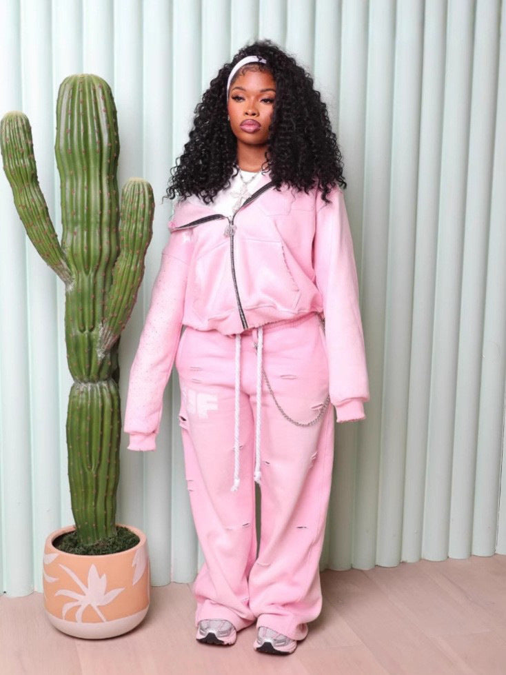 Varsity-Inspired Hooded Tracksuit