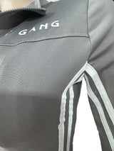 Zipper Crop Top & Matching Leggings