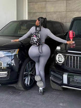 Zipper Crop Top & Matching Leggings