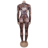 Chic Leopard Print Jumpsuit