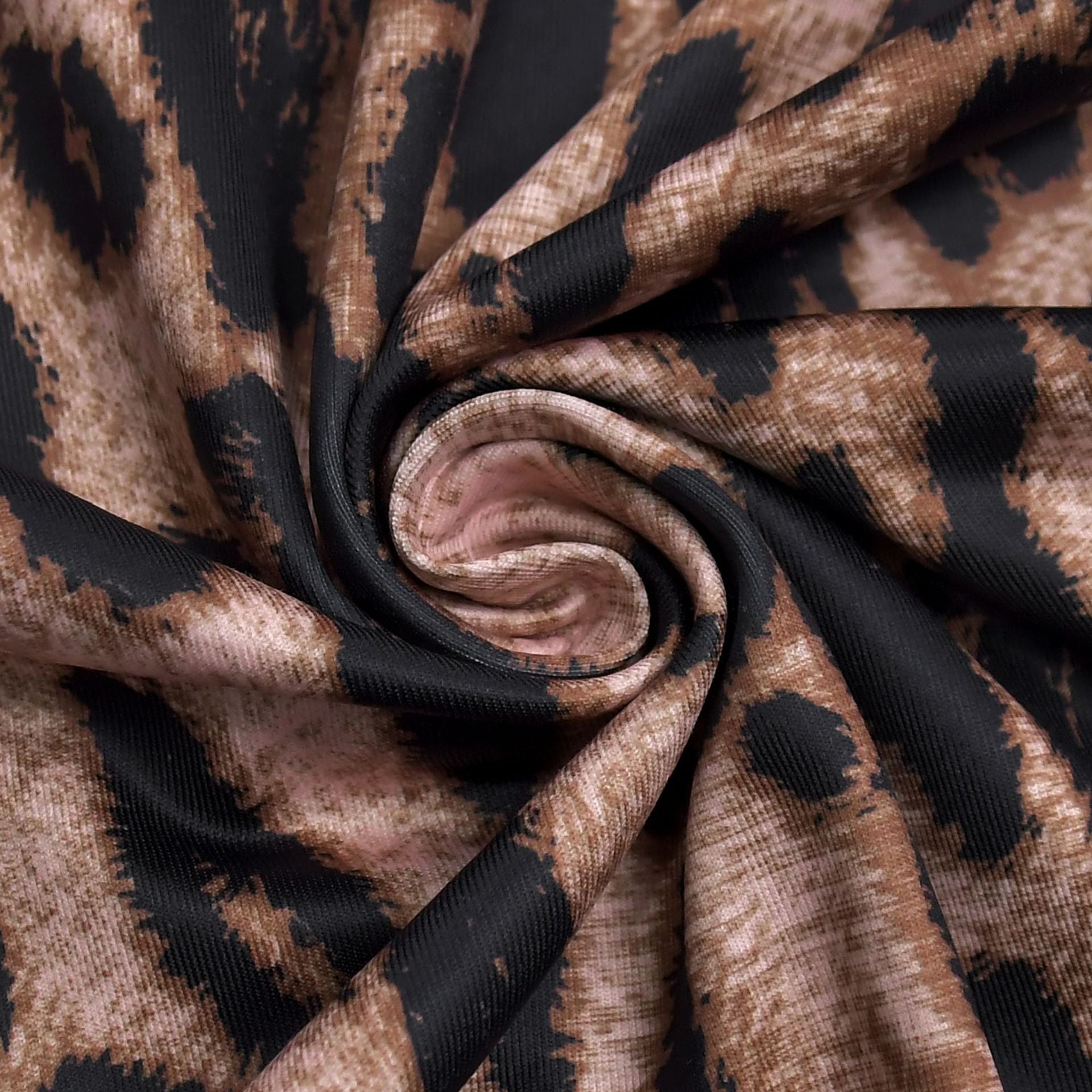 Leopard Print Jumpsuit with Waist Tie