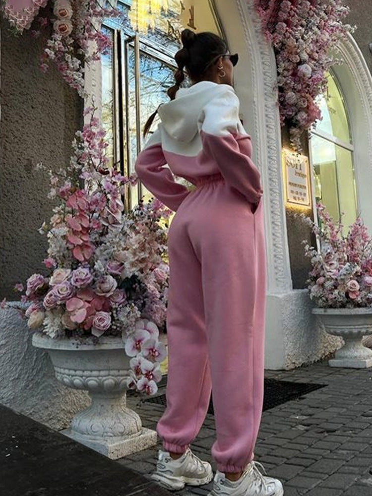 Casual Chic Color-Block Jumpsuit