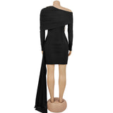 Elegant One-Shoulder Dress