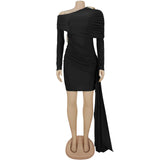 Elegant One-Shoulder Dress