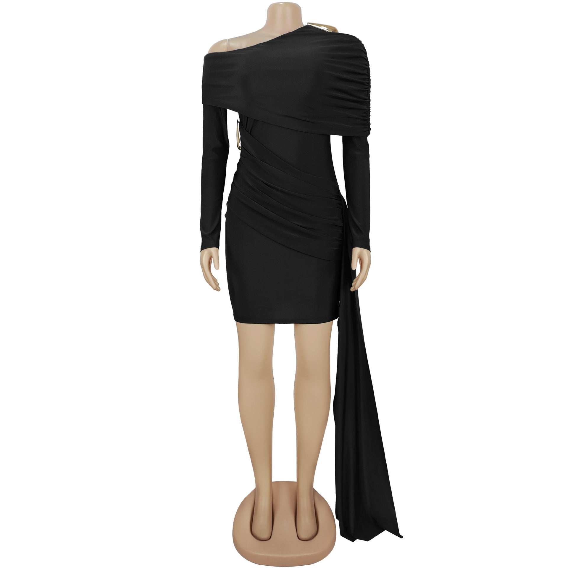 Elegant One-Shoulder Dress