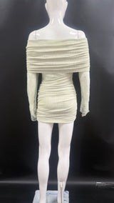 Off-Shoulder Lace Dress