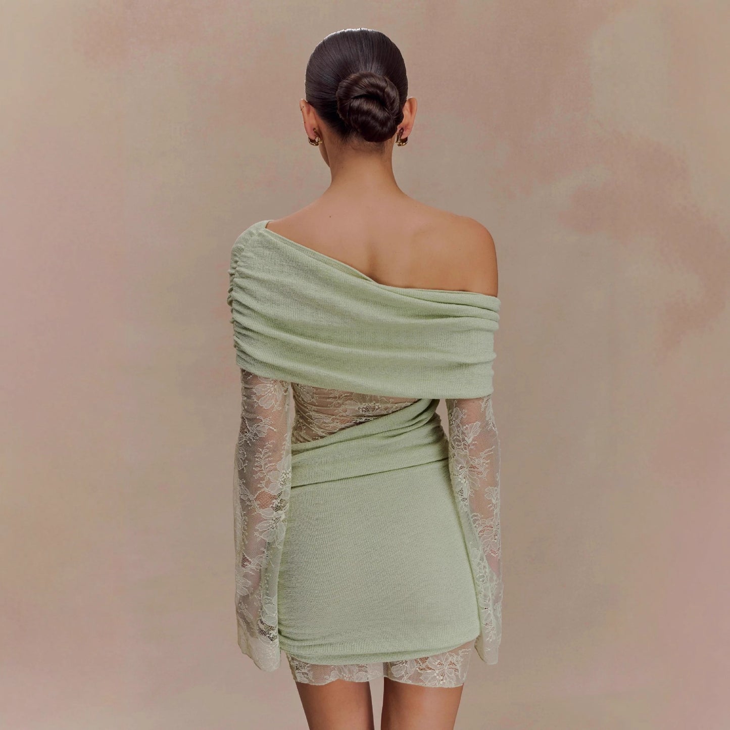 Off-Shoulder Lace Dress