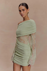 Off-Shoulder Lace Dress