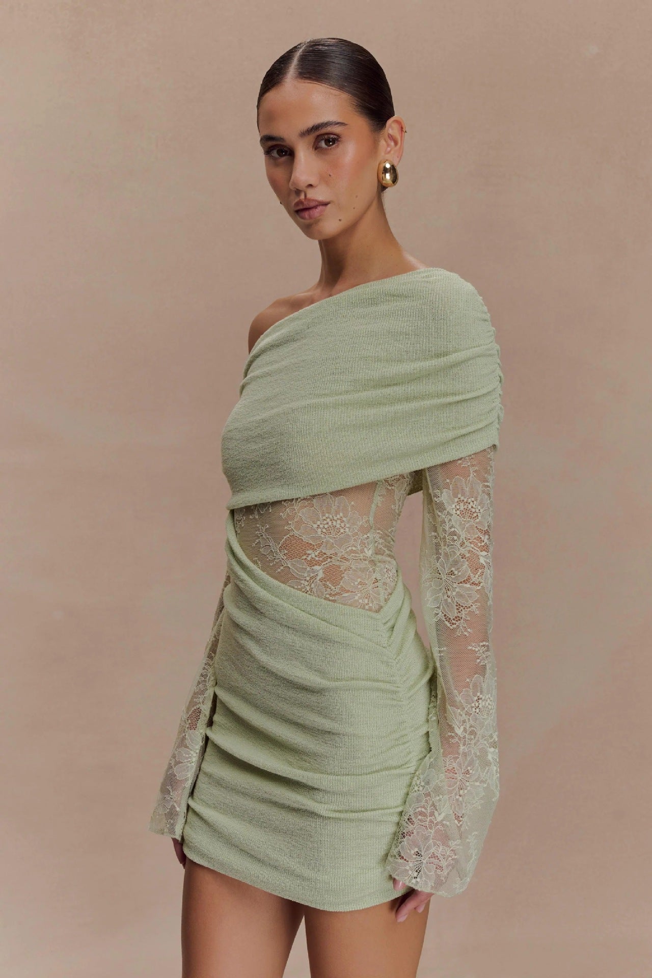 Off-Shoulder Lace Dress