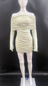 Off-Shoulder Lace Dress