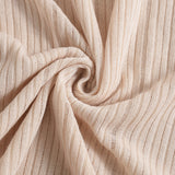 Off-Shoulder Striped Knit Dress