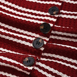 Chic Striped Two-Piece Set