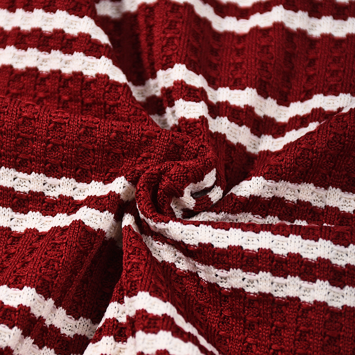 Chic Striped Two-Piece Set