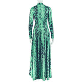 Vibrant Patterned Maxi Dress