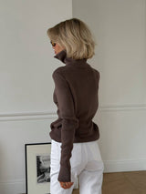 Quarter-Zip Top with Turtleneck