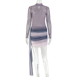 Bodycon Dress with Wrap Detail